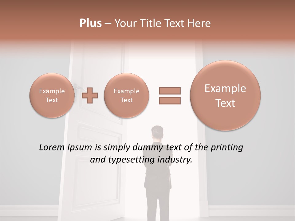 White Life Person PowerPoint Template