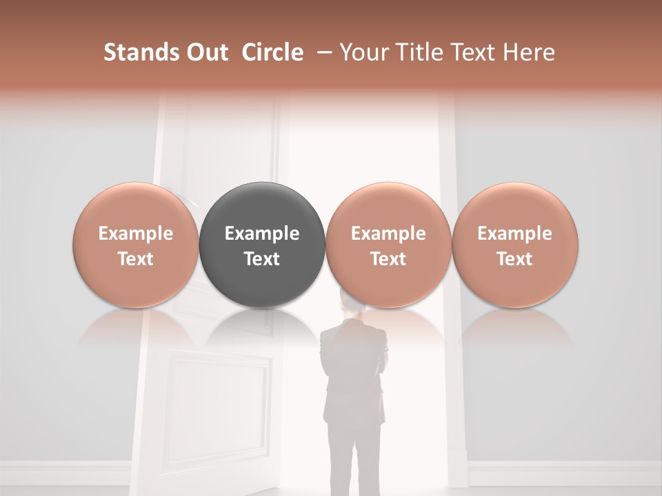 White Life Person PowerPoint Template