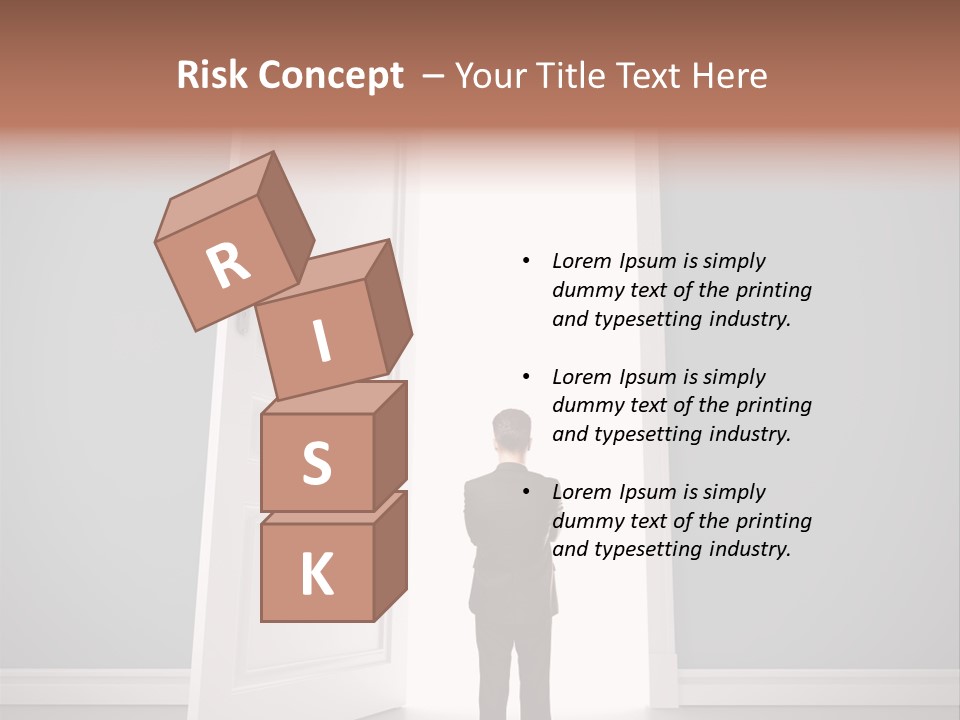 White Life Person PowerPoint Template