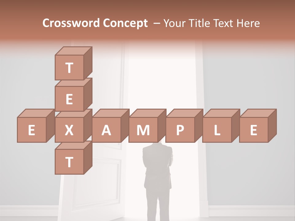 White Life Person PowerPoint Template