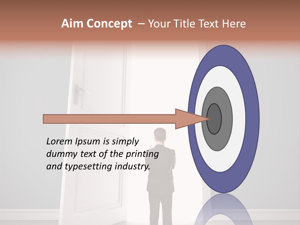 White Life Person PowerPoint Template