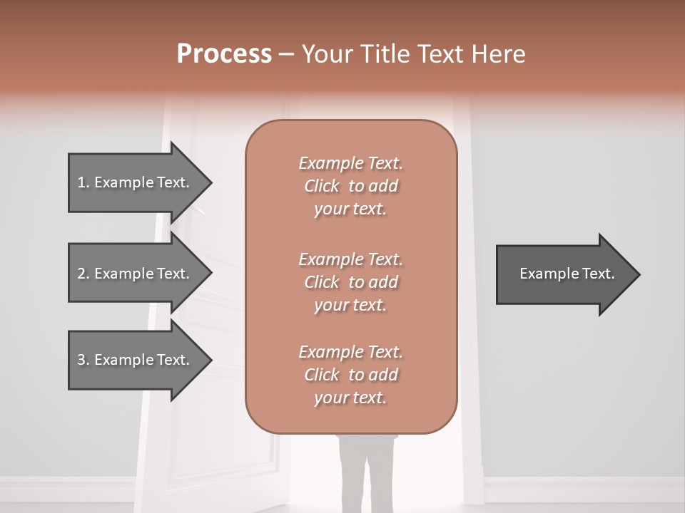 White Life Person PowerPoint Template