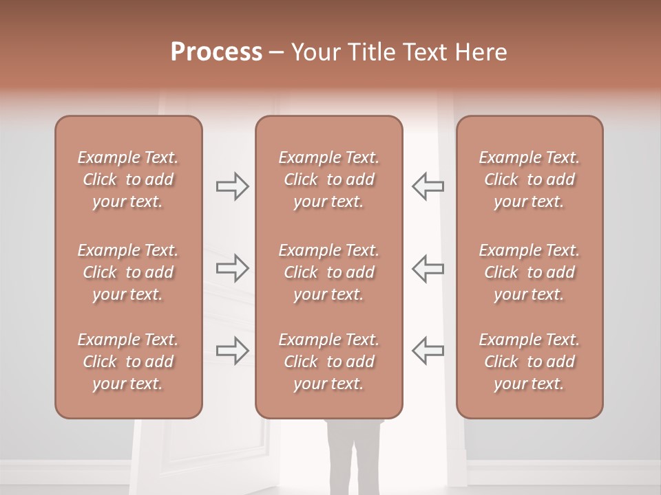 White Life Person PowerPoint Template