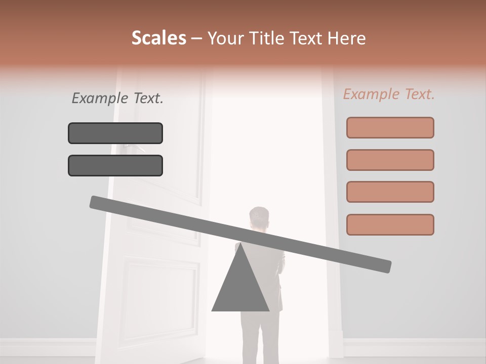 White Life Person PowerPoint Template