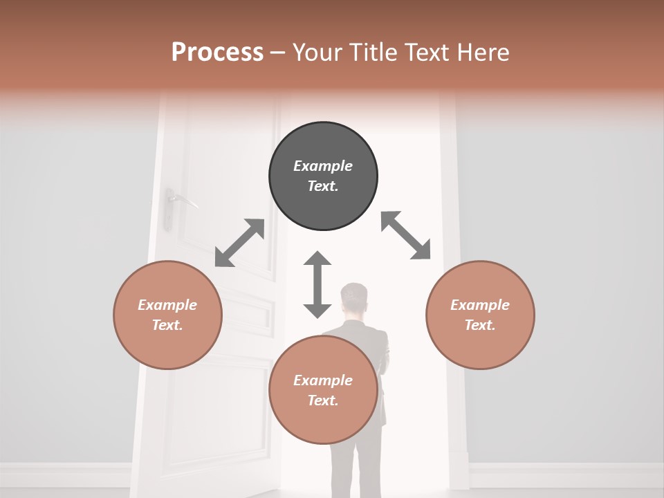 White Life Person PowerPoint Template
