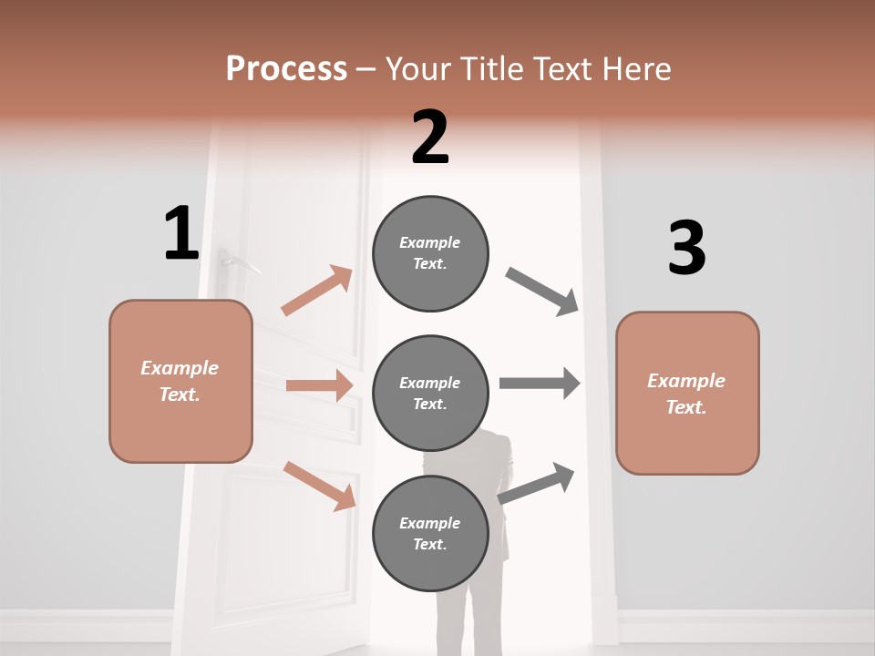White Life Person PowerPoint Template