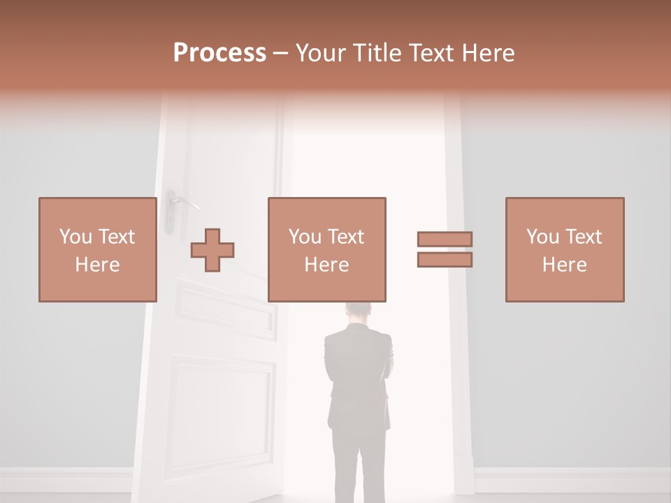 White Life Person PowerPoint Template