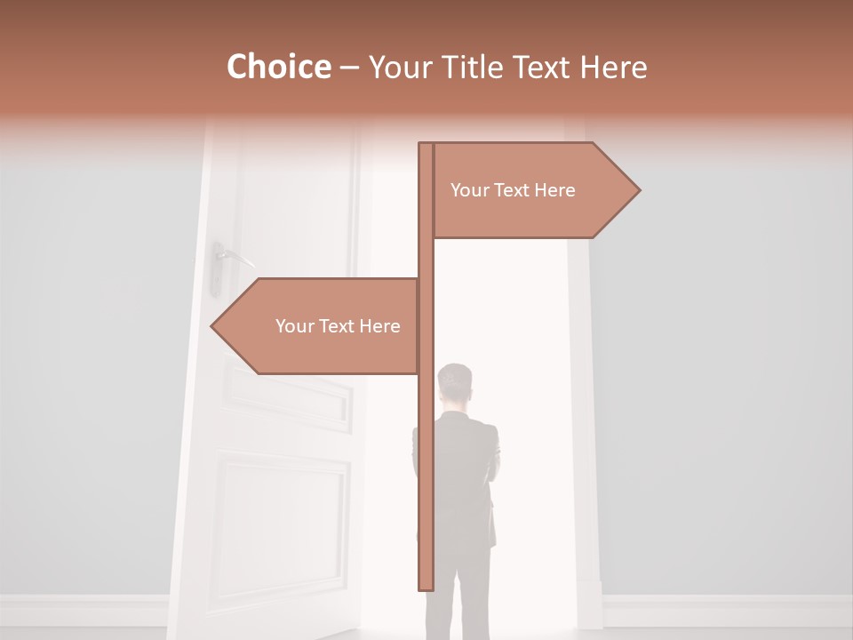 White Life Person PowerPoint Template