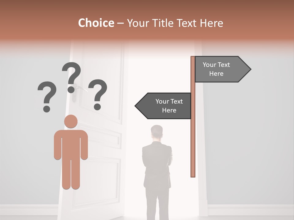 White Life Person PowerPoint Template