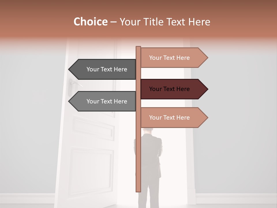 White Life Person PowerPoint Template
