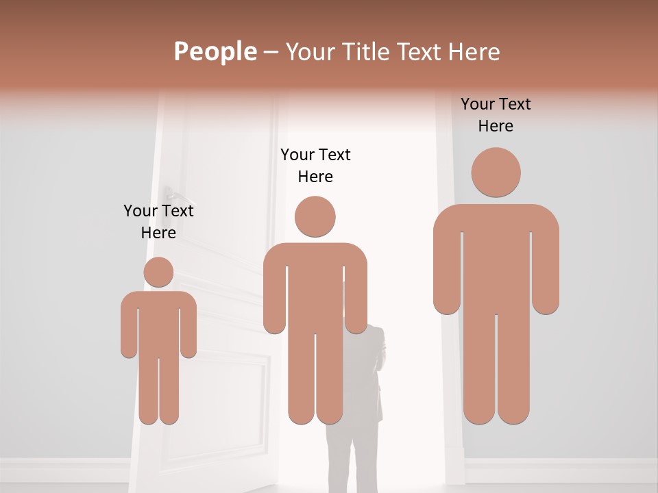 White Life Person PowerPoint Template