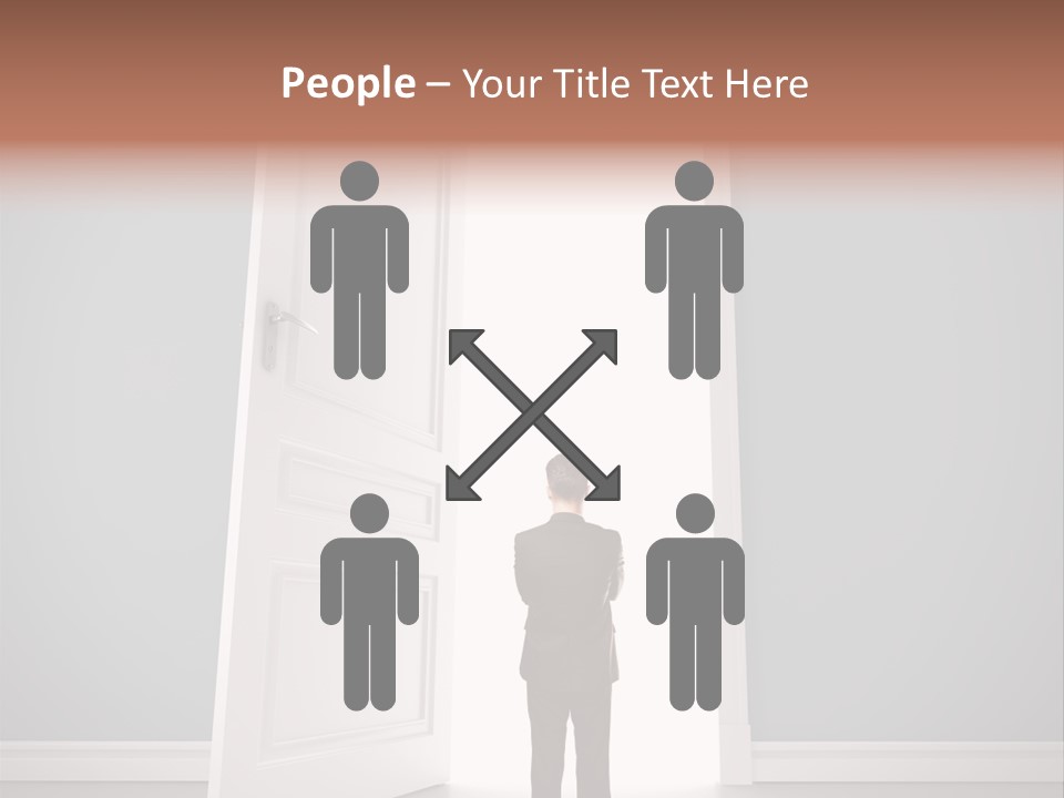 White Life Person PowerPoint Template