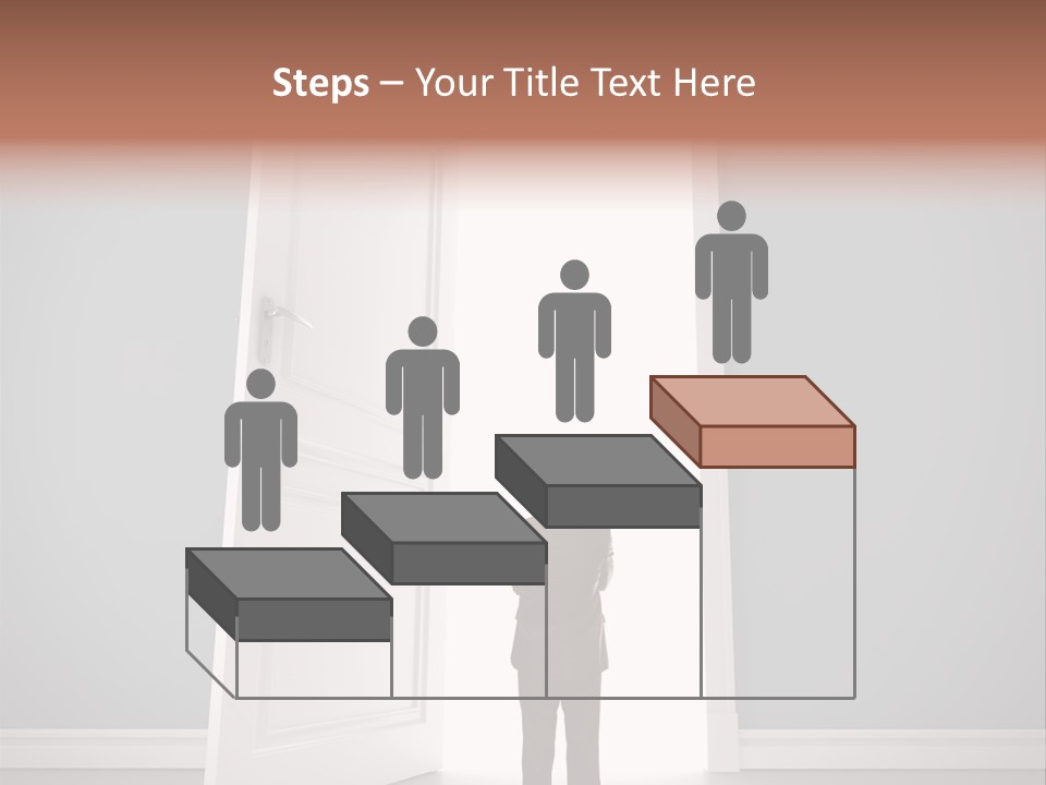 White Life Person PowerPoint Template