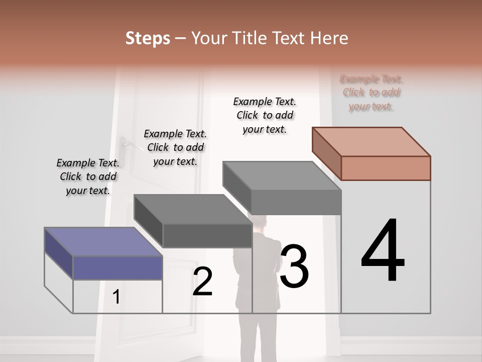 White Life Person PowerPoint Template