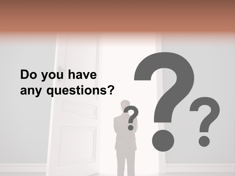 White Life Person PowerPoint Template