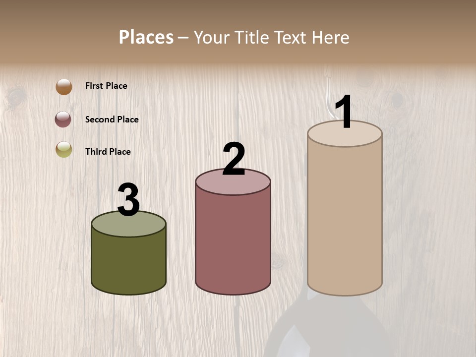 Drink Table Textured PowerPoint Template