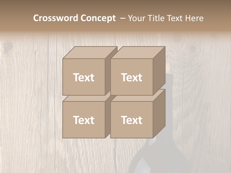 Drink Table Textured PowerPoint Template