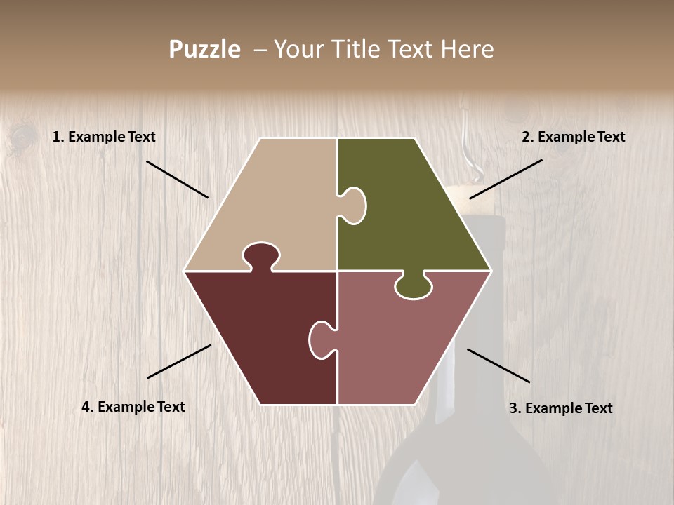 Drink Table Textured PowerPoint Template