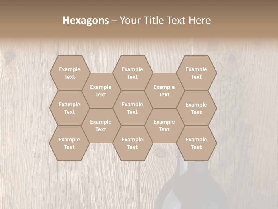 Drink Table Textured PowerPoint Template