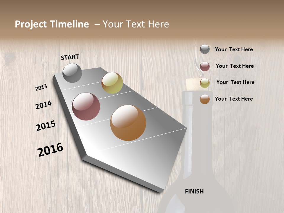 Drink Table Textured PowerPoint Template