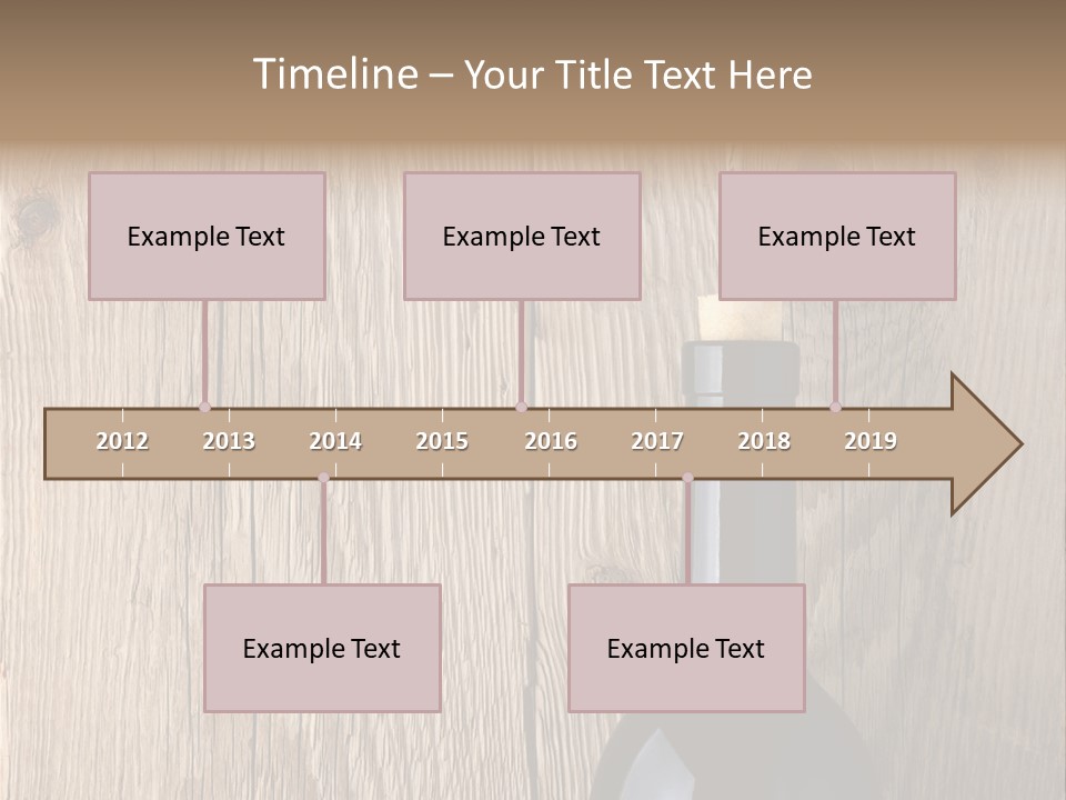 Drink Table Textured PowerPoint Template