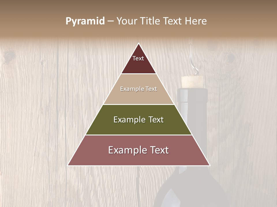 Drink Table Textured PowerPoint Template