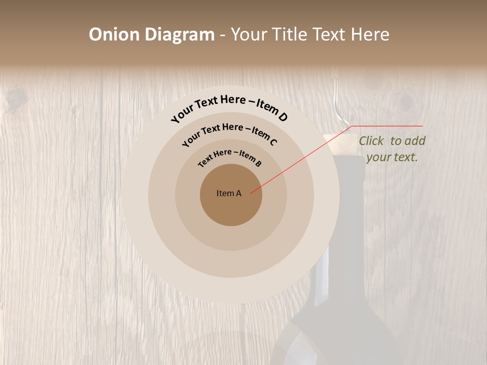 Drink Table Textured PowerPoint Template