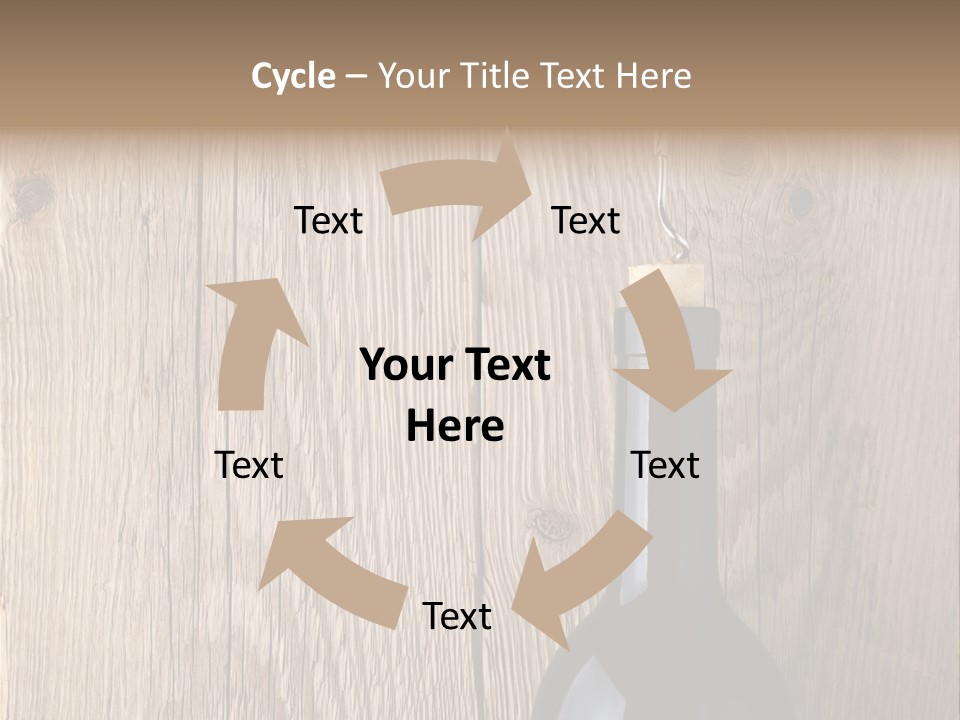 Drink Table Textured PowerPoint Template