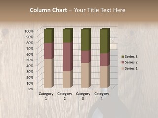 Drink Table Textured PowerPoint Template