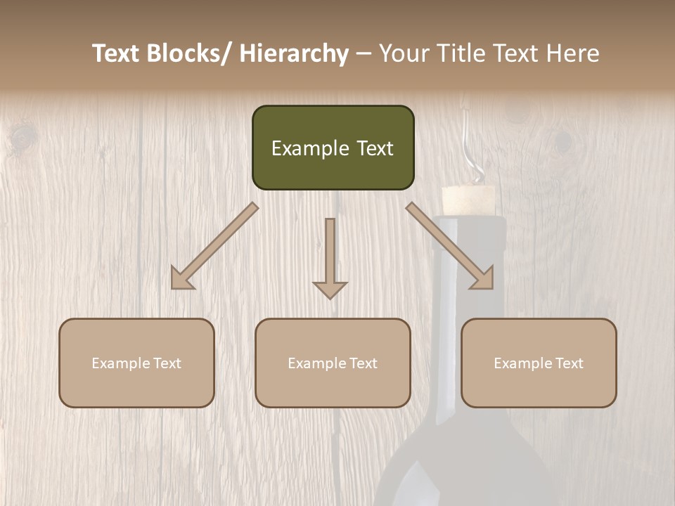 Drink Table Textured PowerPoint Template