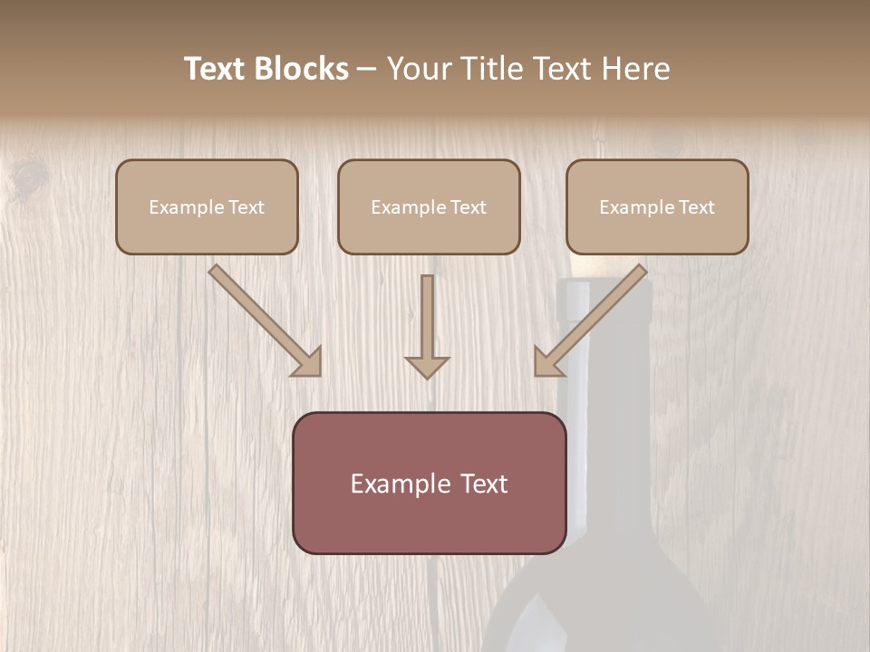 Drink Table Textured PowerPoint Template