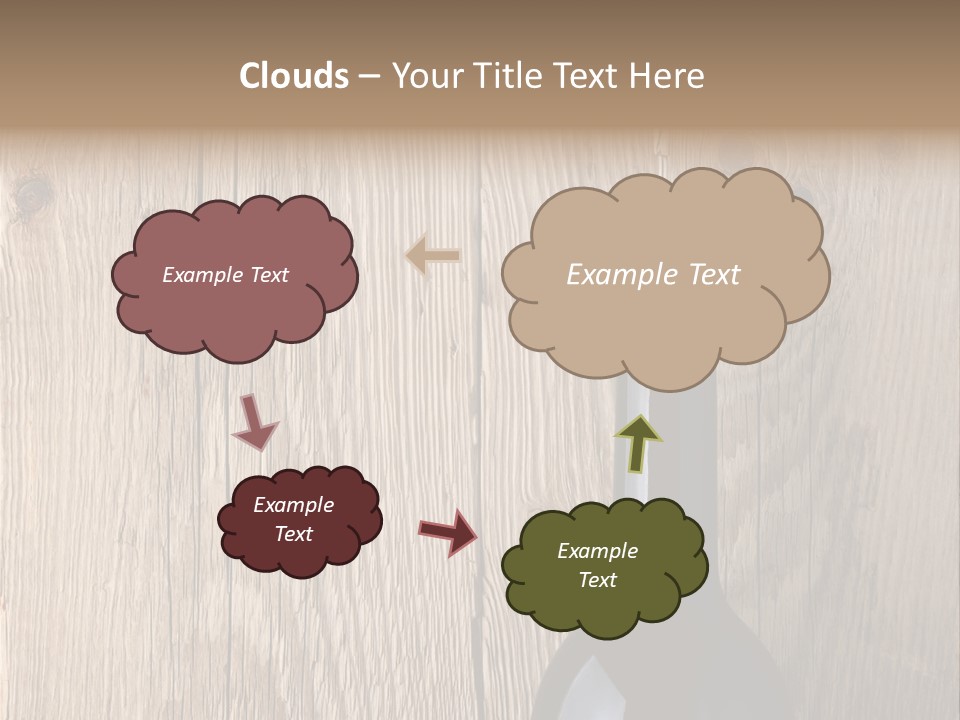 Drink Table Textured PowerPoint Template