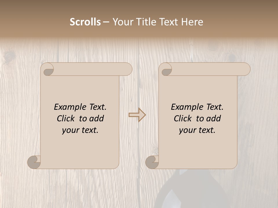Drink Table Textured PowerPoint Template