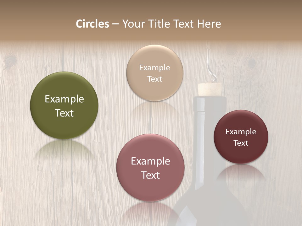 Drink Table Textured PowerPoint Template