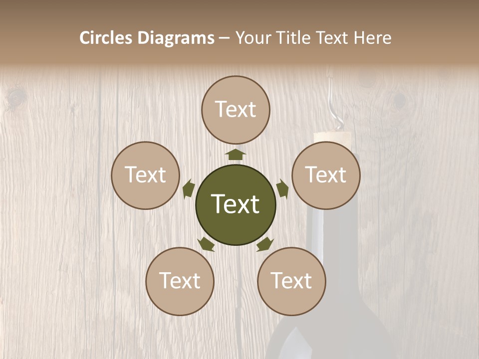 Drink Table Textured PowerPoint Template