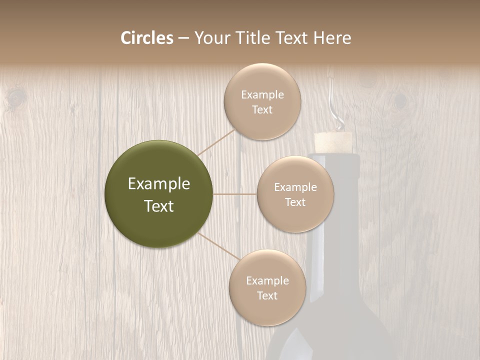 Drink Table Textured PowerPoint Template