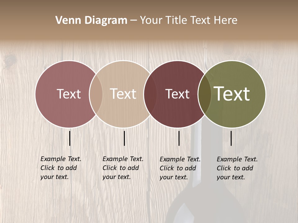 Drink Table Textured PowerPoint Template