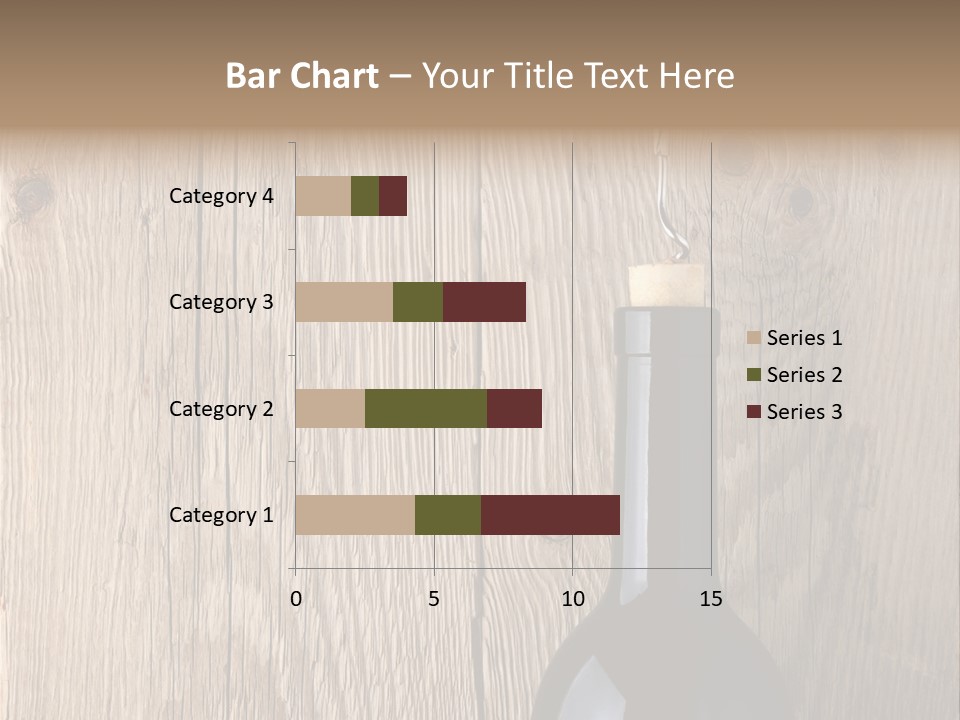 Drink Table Textured PowerPoint Template