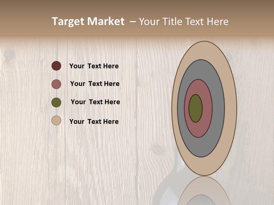 Drink Table Textured PowerPoint Template