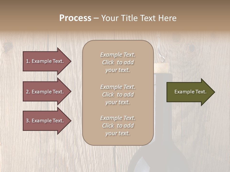 Drink Table Textured PowerPoint Template