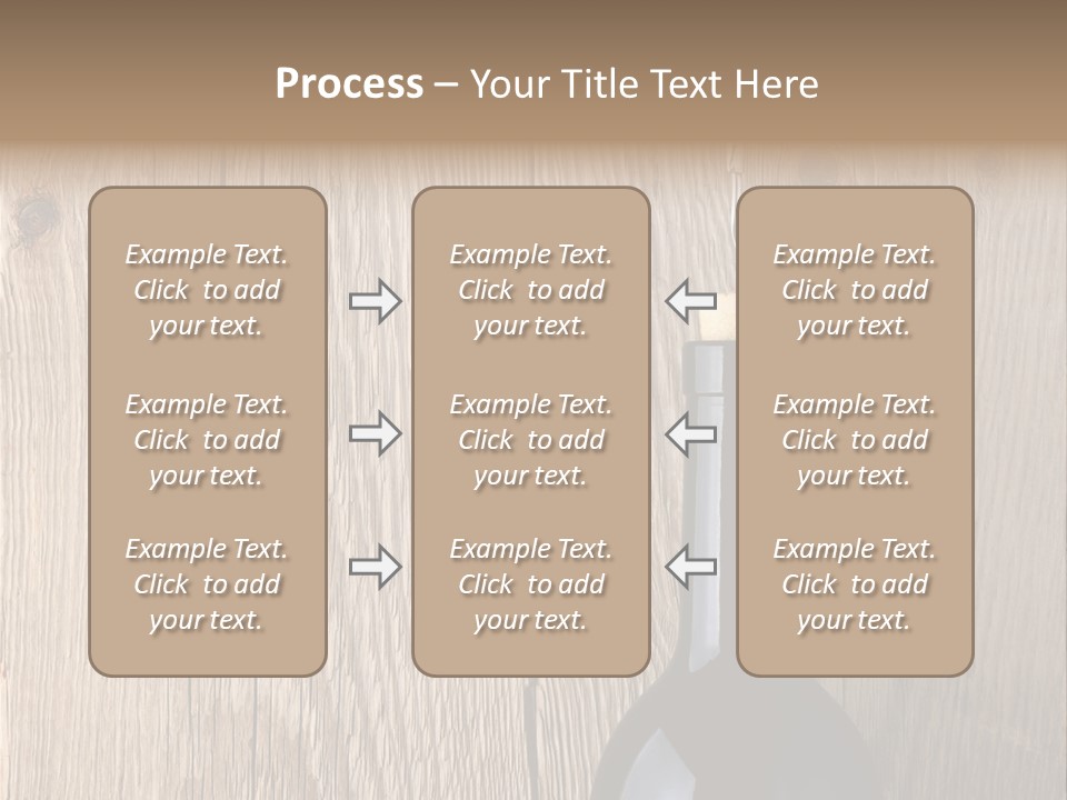 Drink Table Textured PowerPoint Template