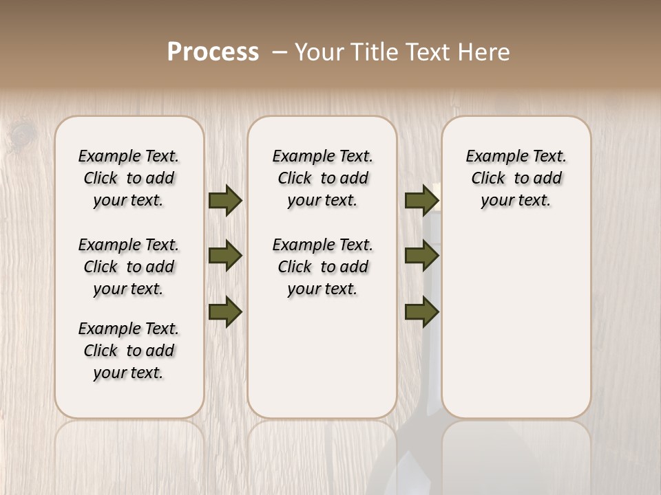 Drink Table Textured PowerPoint Template