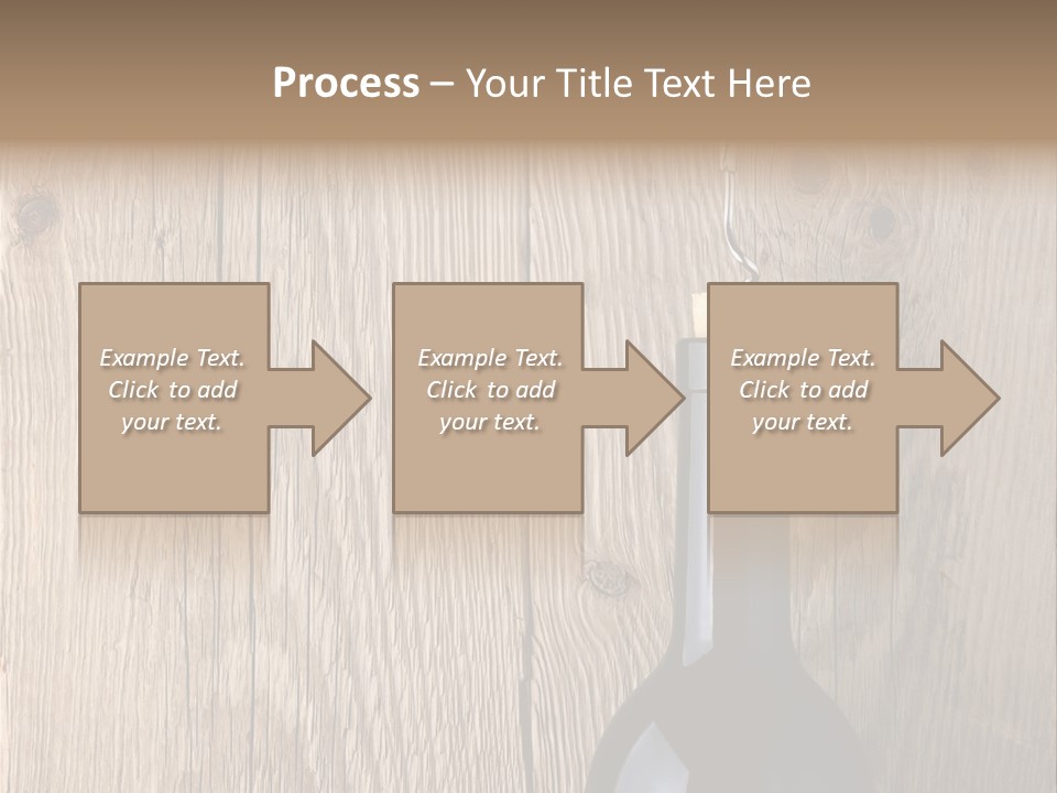 Drink Table Textured PowerPoint Template