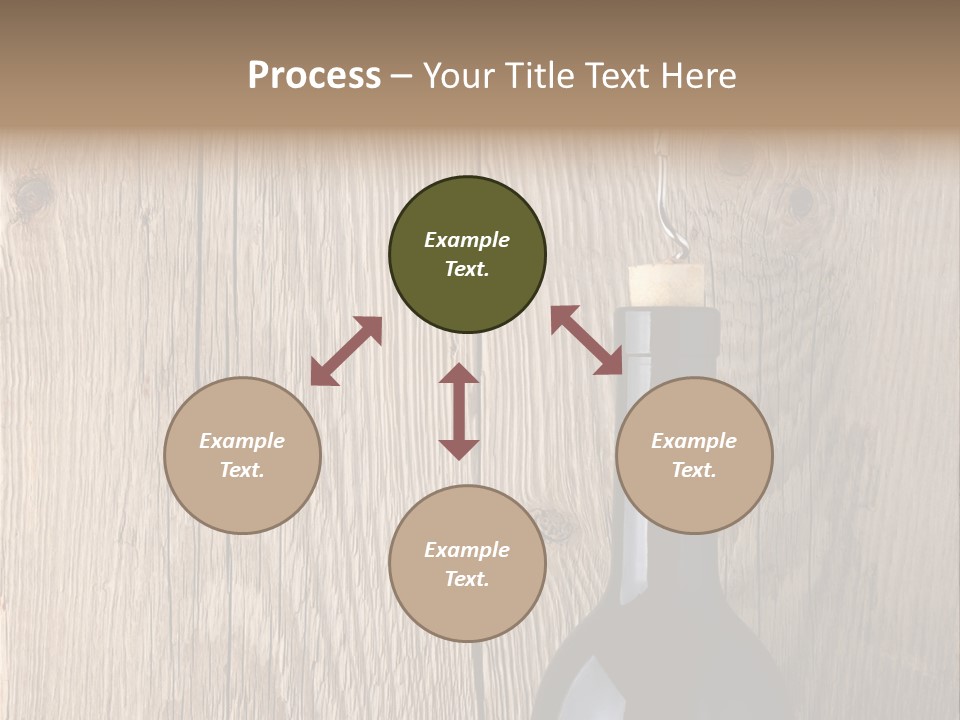 Drink Table Textured PowerPoint Template