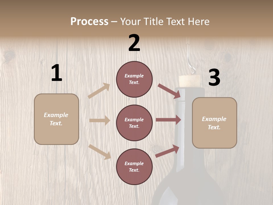Drink Table Textured PowerPoint Template
