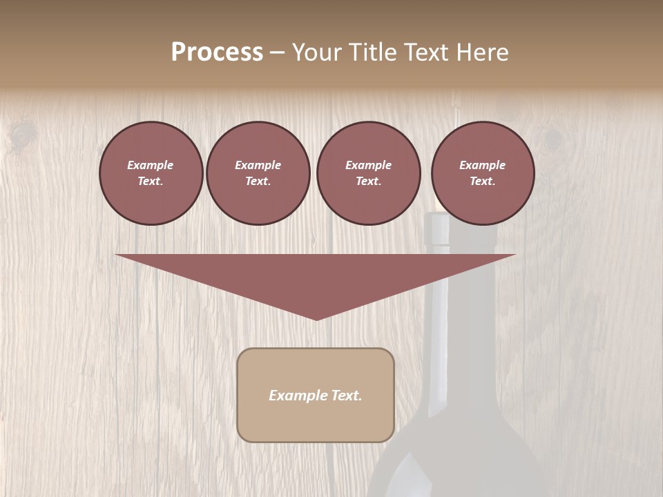 Drink Table Textured PowerPoint Template