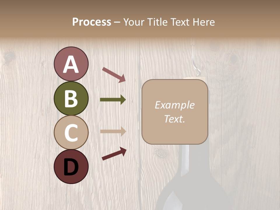 Drink Table Textured PowerPoint Template