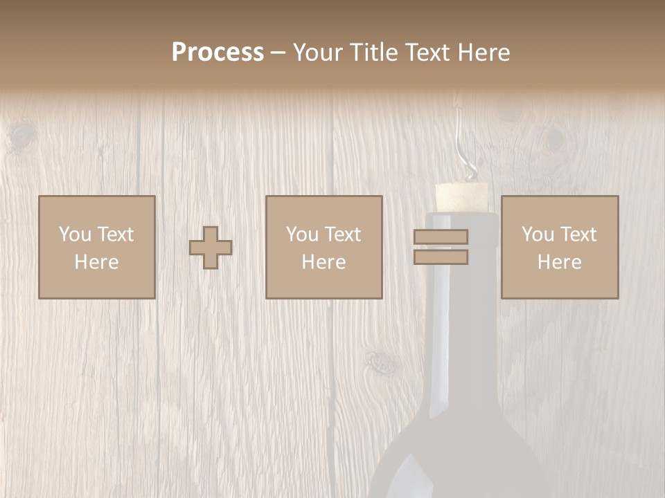 Drink Table Textured PowerPoint Template