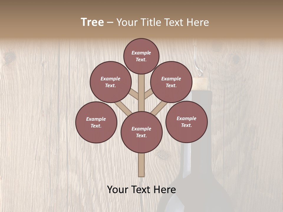 Drink Table Textured PowerPoint Template