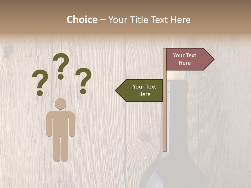 Drink Table Textured PowerPoint Template